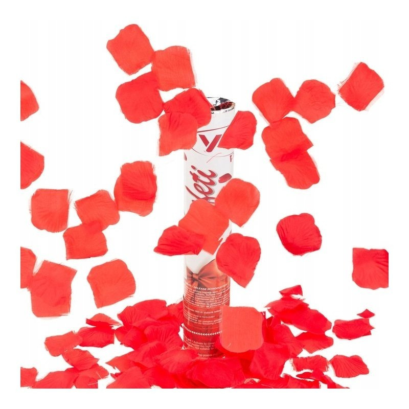 TEMU Confetti Petals Red Roses Artificial Shooting Tube Wedding Birthday