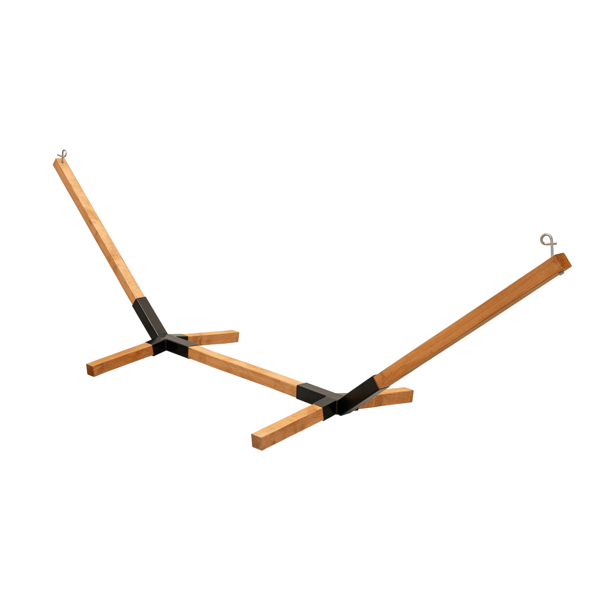 E-shop Hängematte aus Holz, schraubenfreie Hängematte, schnelles Bauen, kompakter Design für Garten und Zuhause, natürliche Holz- und