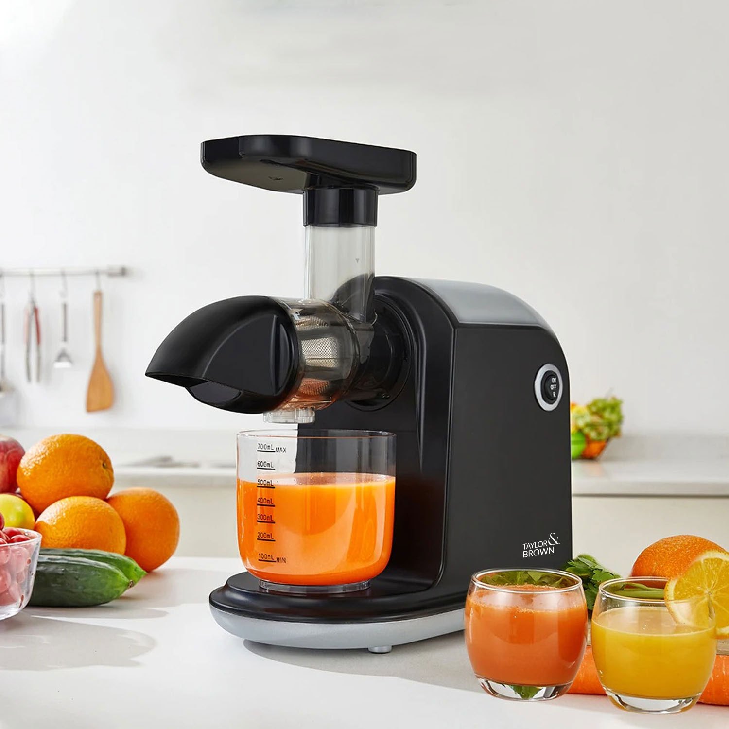 TEMU Juicer Machines, Slow Masticating Juicers And Vegetable, Professional Cold Press Juicer Extractor With Quiet Motor And Reverse Function Easy To