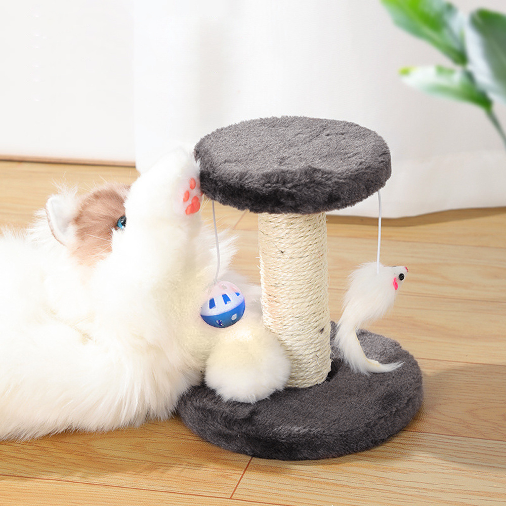 Large Cat Scratching Post with Hanging Ball
