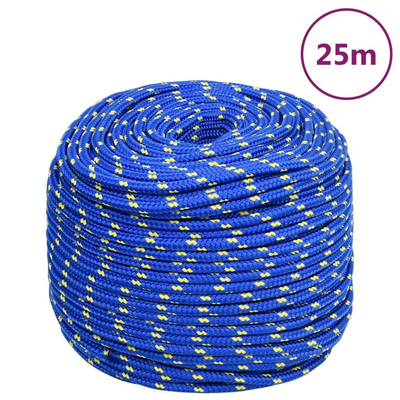 TEMU Sailing Ropes, Industrial Ropes, Cable And Wire Ropes, Sports Ropes Polypropylene Boat Rope 6 Mm 25 M, Strong And Durable, Resistant, Good