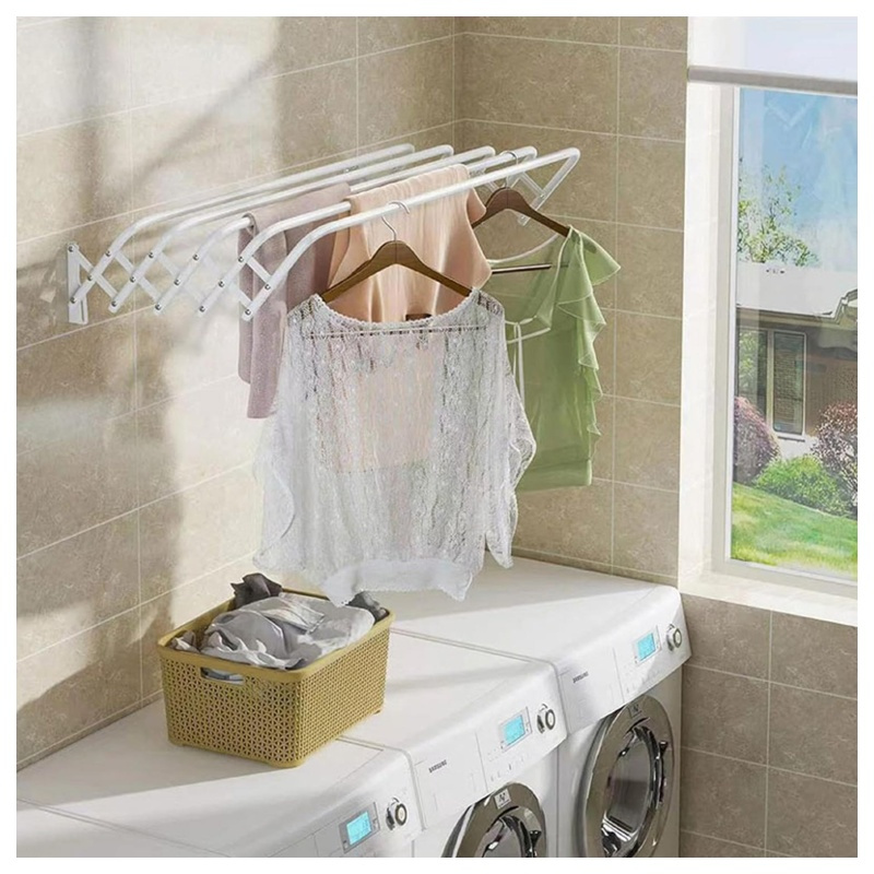TEMU Tendedero telescópico y plegable, tendedero para , toallero doméstico, toallero para baño, tendedero de pared, tendedero empotrado para