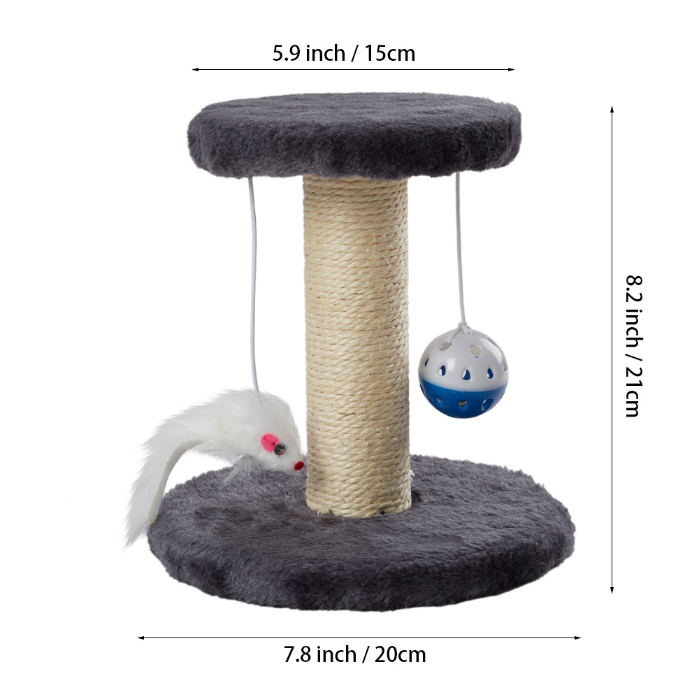 Large Cat Scratching Post with Hanging Ball