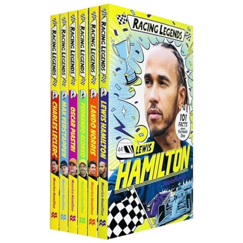 TEMU Racing Legends 6 Books Collection Set By Maurice – Formula 1 & Motorsport Collection