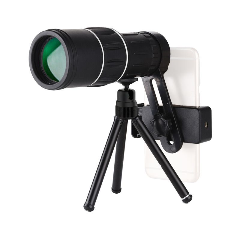 TEMU Monocular Portátil con y Bolsa. Resistente a Salpicaduras. Compatible con Teléfonos Móviles. Ideal para Observación Diurna de .