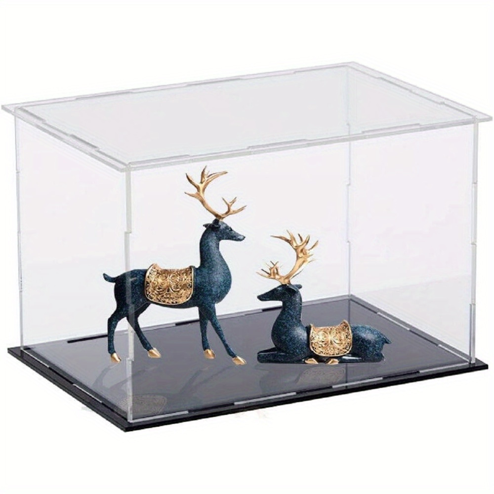 TEMU 30x30x30cm Acrylic Display Case Clear Collectibles Model Display Shelf With For Toys Collectibles