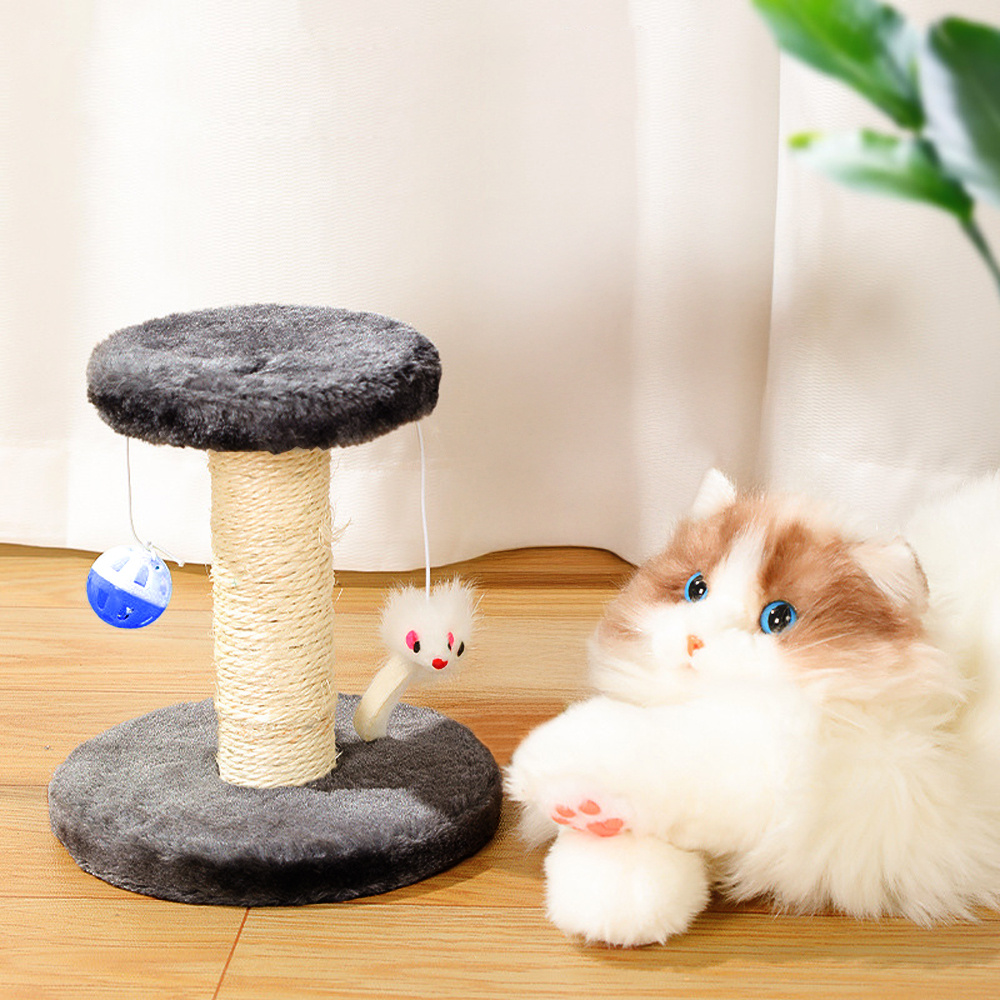Large Cat Scratching Post with Hanging Ball