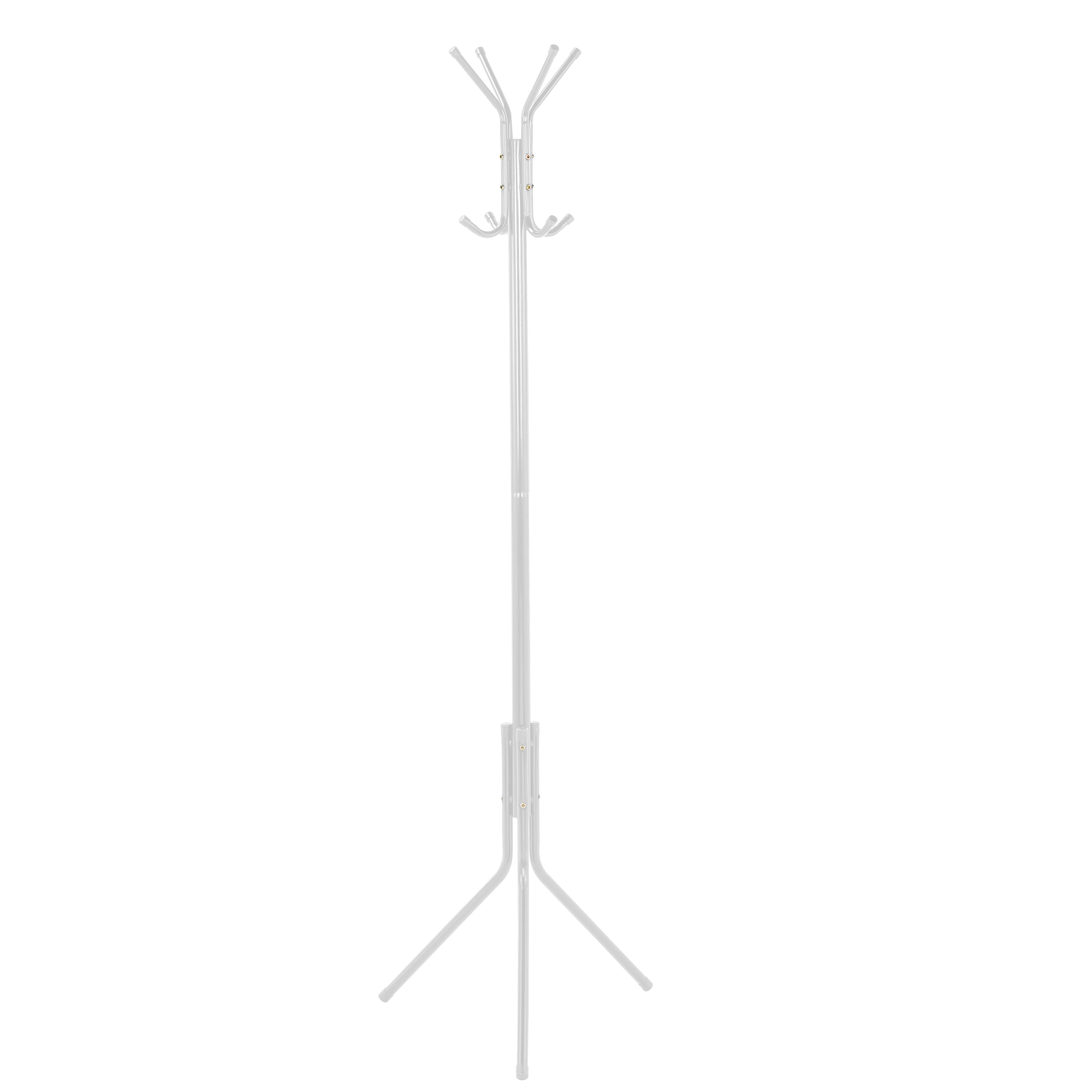 TEMU GREATOOL Perchero Negro Metálico, Perchero de Pie de Estilo Minimalista, Soporte para Colgar Abrigos Sombreros Bolsos, con 8 Ganchos, para