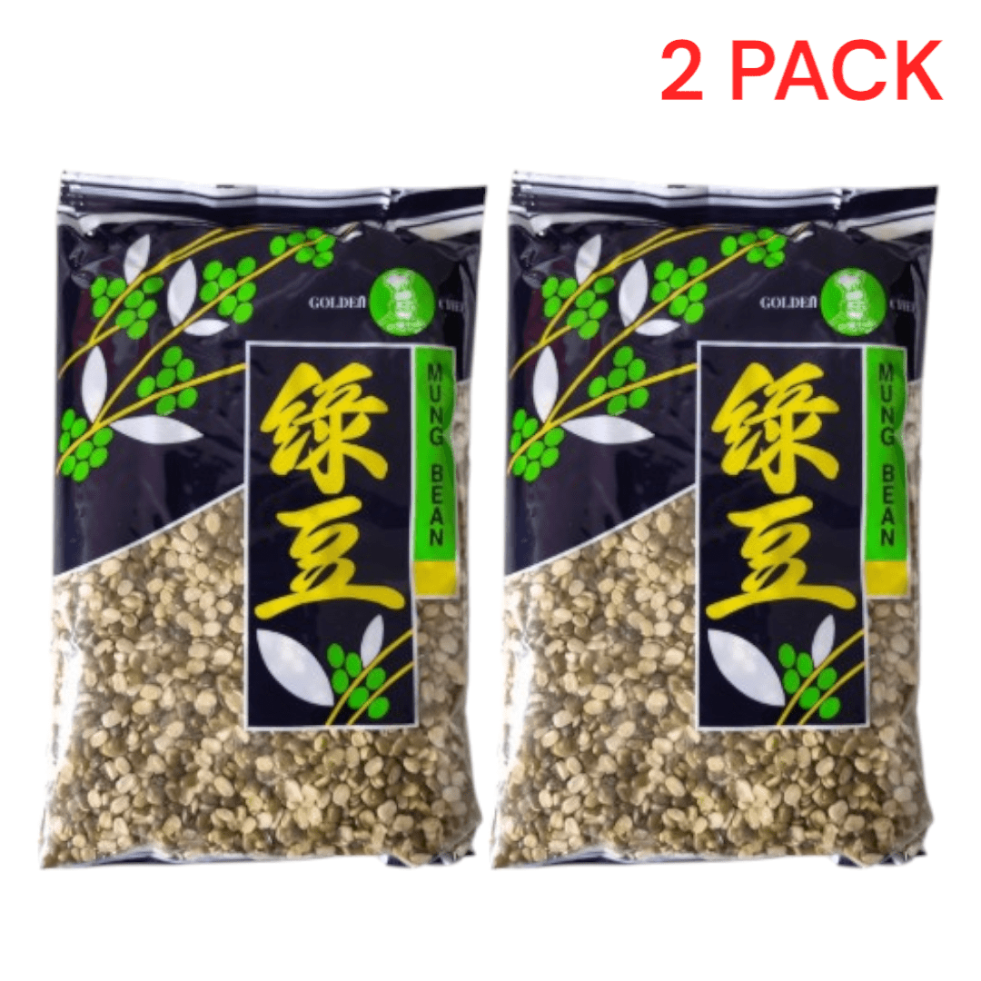 2-pack Golden Chef Mung Beans, 2×400g – Ideal For Soups, Desserts & Sprouts – Asian Ingredients – Protein Source – Quick-cooking Legumes