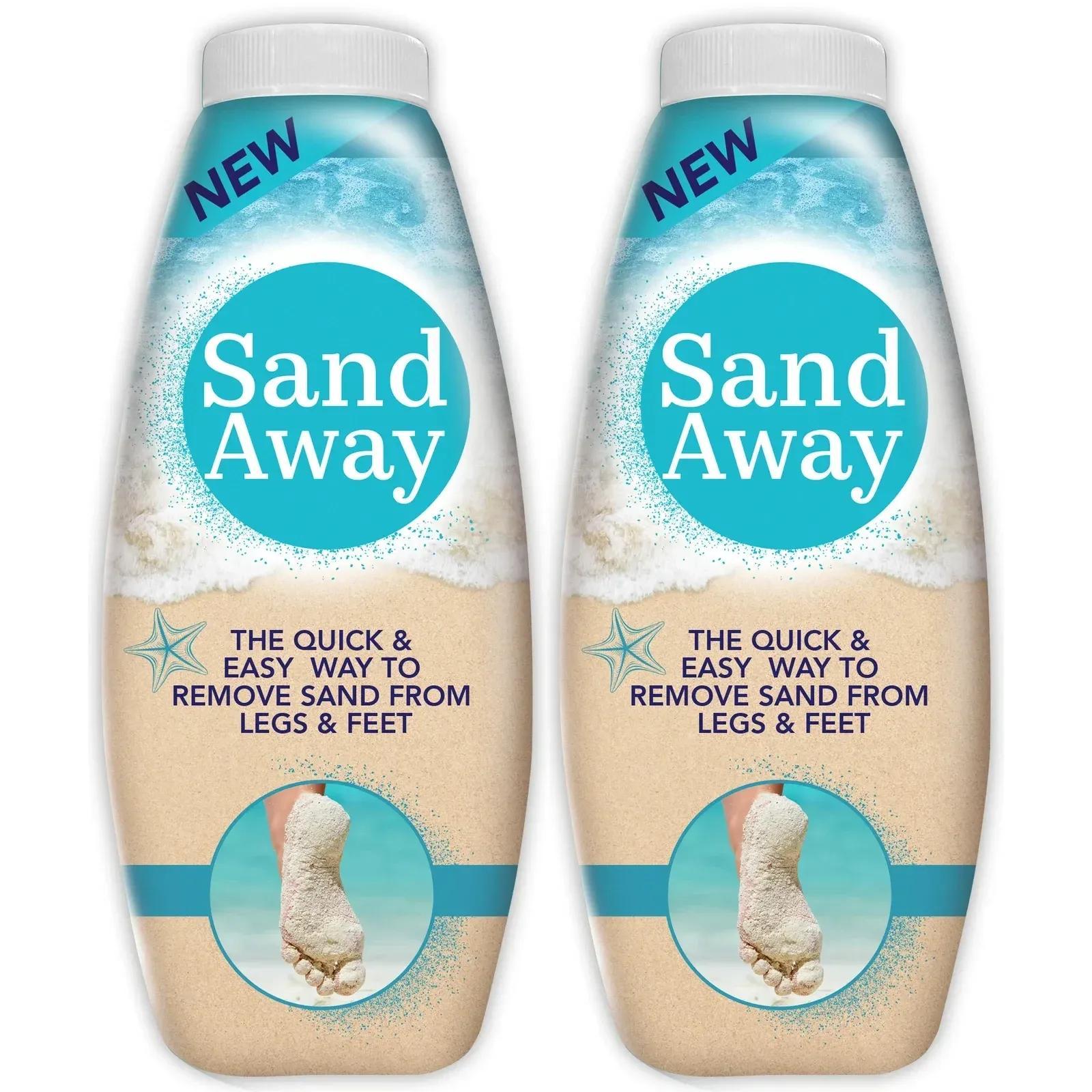 TEMU 2 X 226g Sand Remover Removing Powder For Legs Feet Hands To Use Leaves Skin Clear Of Sand