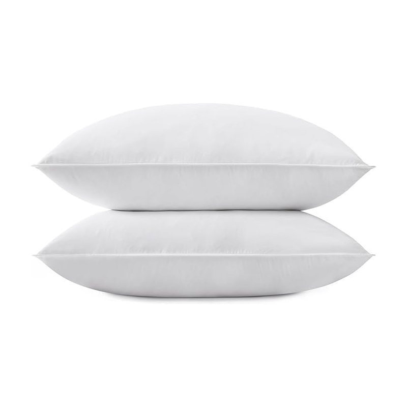 TEMU Luxury Bounce Back Pillows Breathable Super Support Pillow Antiallergic Hollowfiber Stranard Pillows