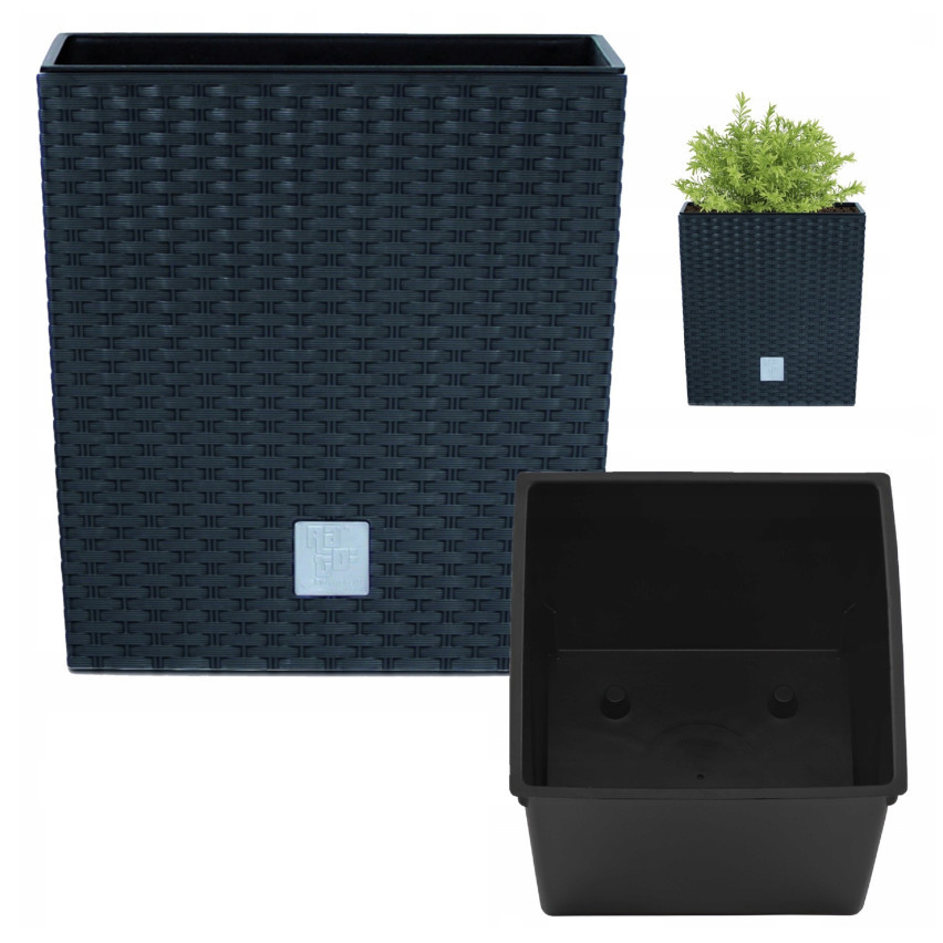 E-shop BASKET RATTAN-Schirm für Balkon Terrasse für Garten