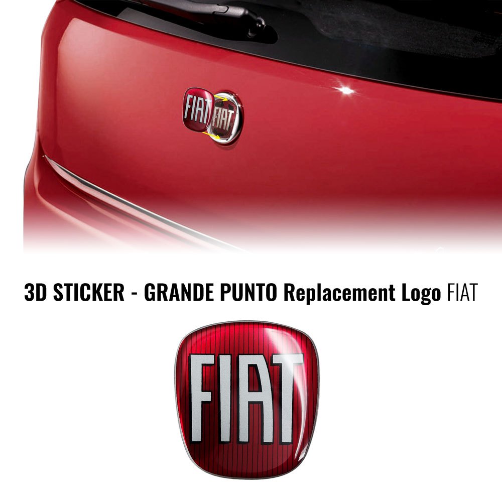 E-shop Fiat 3D-Ersatz--Logo-Aufkleber für Grande Punto