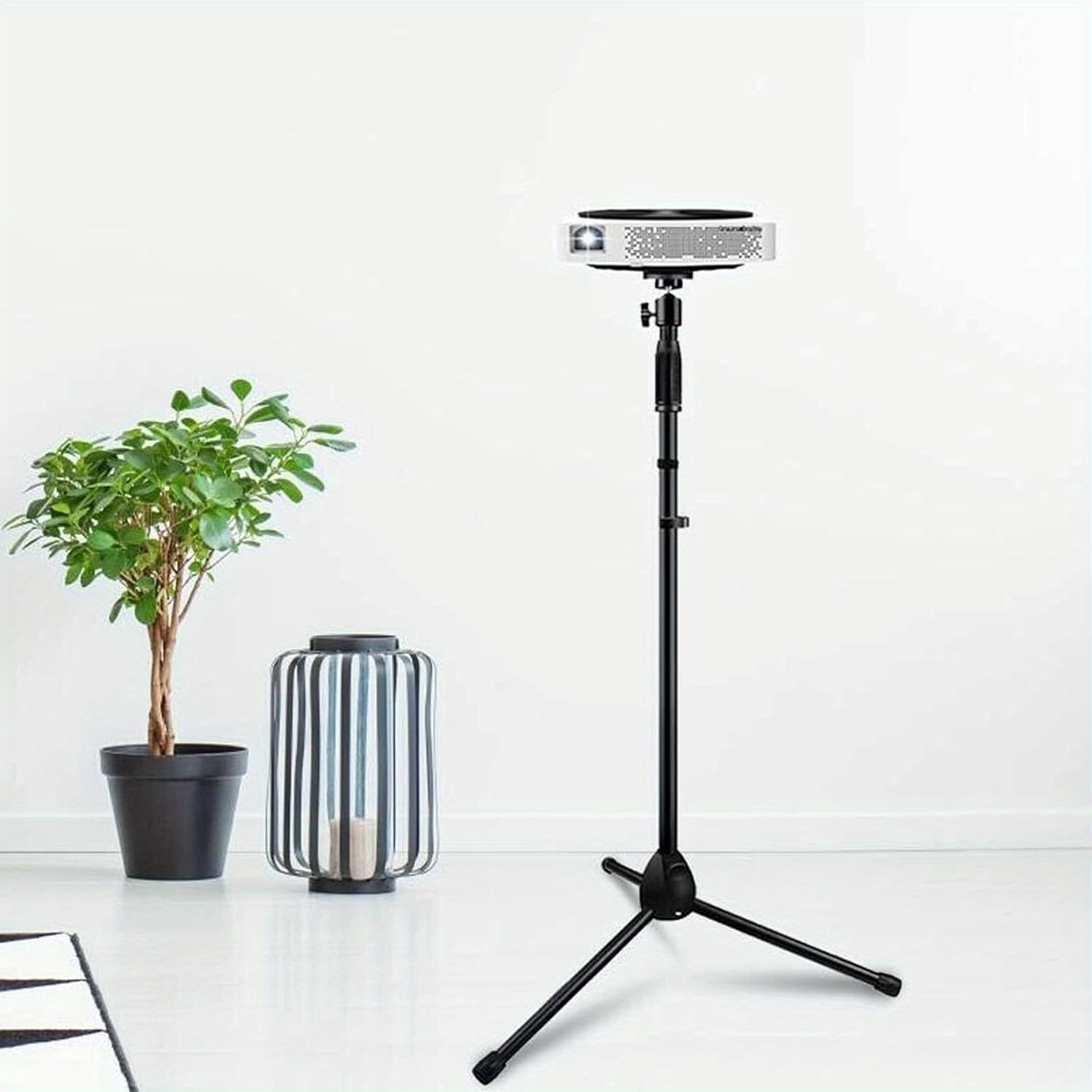 TEMU 74cm-151cm Stand Portable Adjustable Tripod Stand Heavy Duty Metal Tripod For Phones Camera Dslr Projector