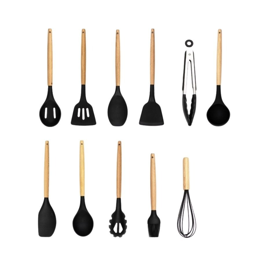 TEMU Silicone Kitchen Utensil Set - 12pcs