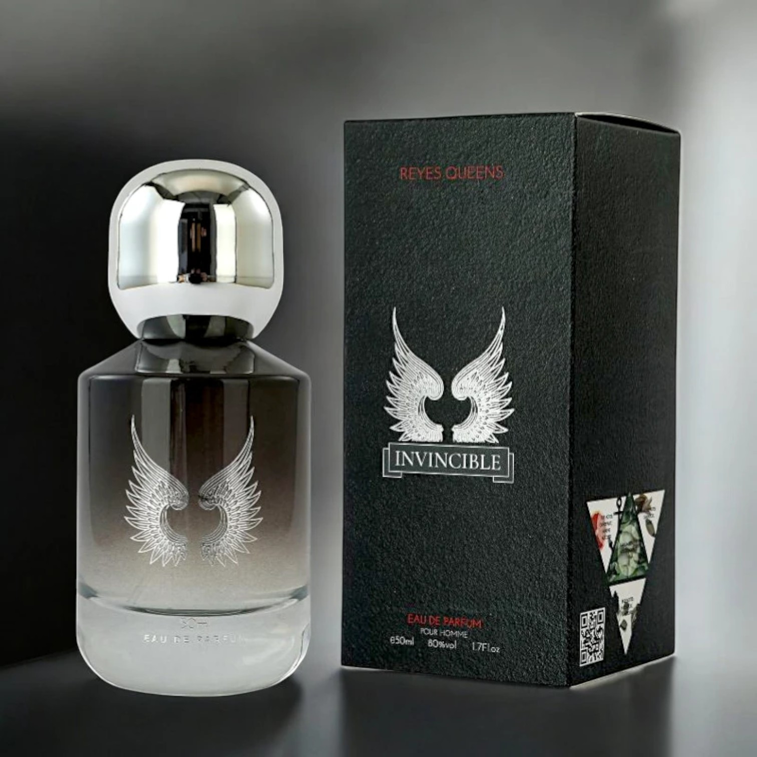 Image of Everlyx - Invincible Eau De Parfum For Men, 50ml - And Sophisticated Masculine Fragrance With And Spicy Notes - , In Spray - Perfect For - That Leaves A Mark With Strength And Distinction!