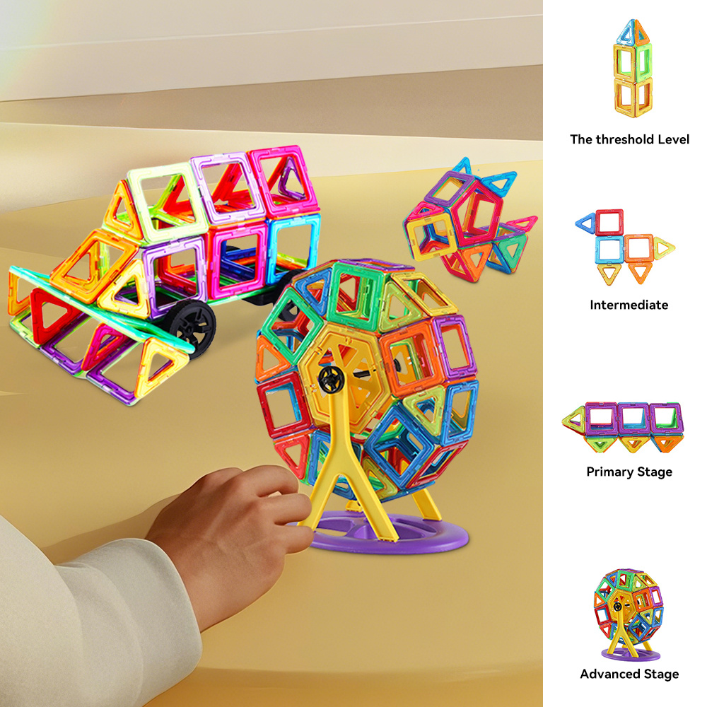 118pcs Magnetic Building Blocks Set Educational Toy