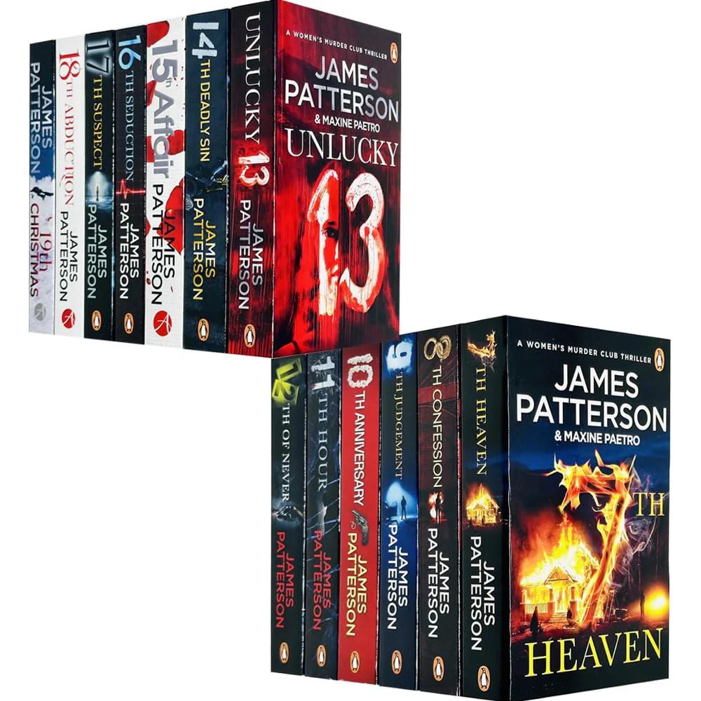 TEMU Womens Murder Club 13 Books Collection Set By Books 7-19