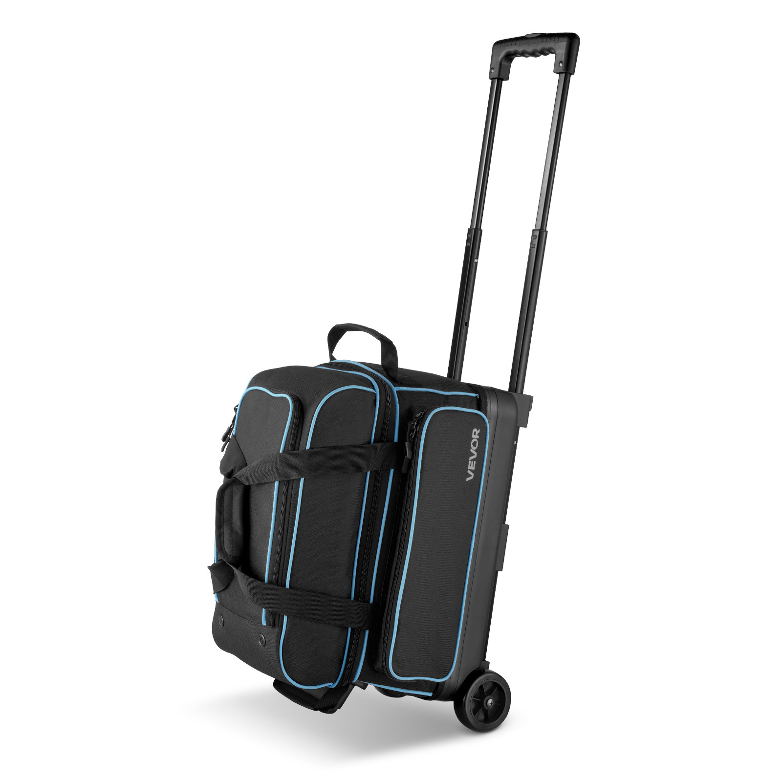 Bowling Bag With Wheels Double Roller Bowling Bag With Shoe Compartment