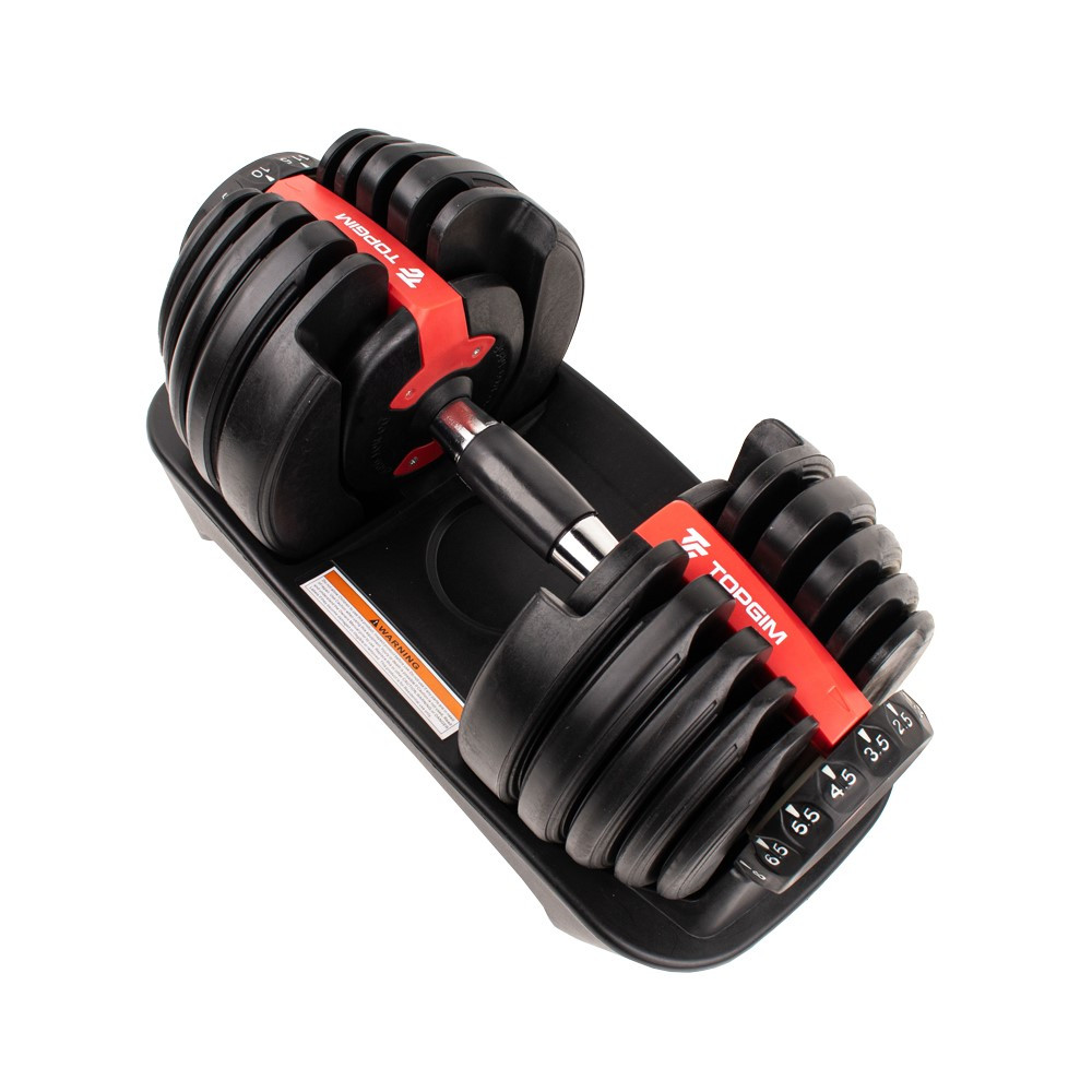 TEMU Topgim Adjustable Dumbbell (unit), The Adjustable Dumbbell System Is Simple