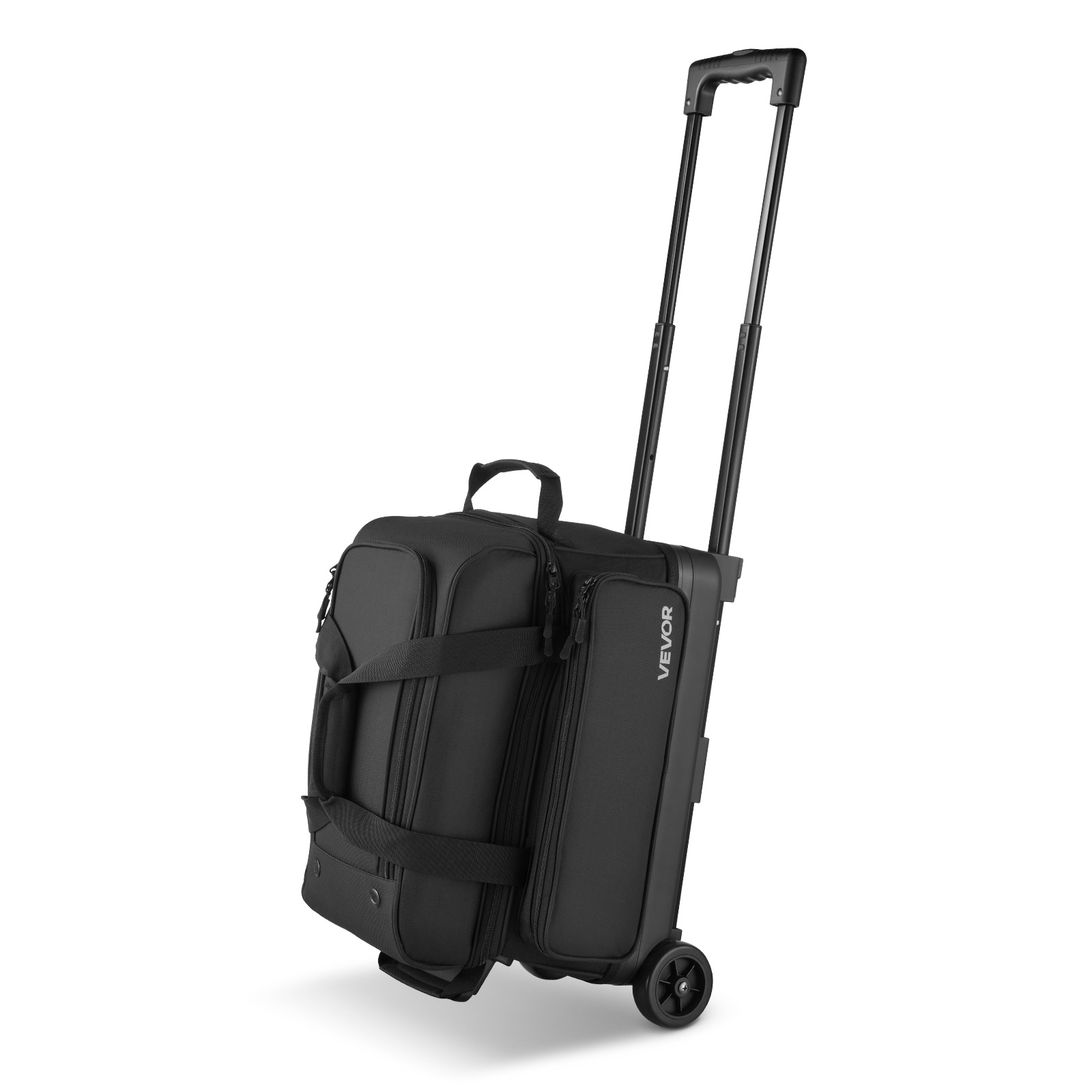 Bowling Bag With Wheels Double Roller Bowling Bag With Shoe Compartment
