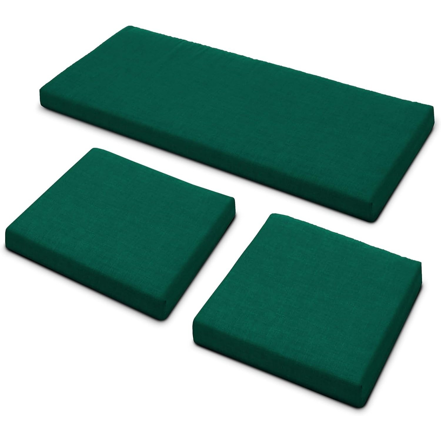 3pcs replacement outdoor seat cushion pads for rattan furniture water resistant and lightweight patio furniture chair padding