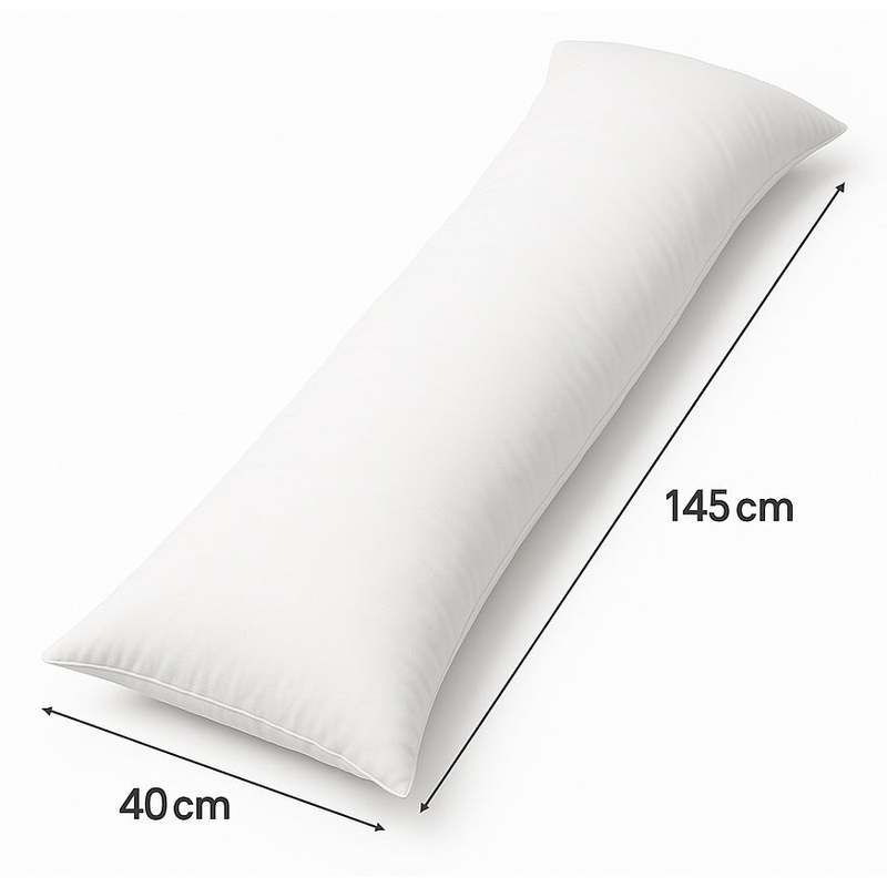 TEMU Side Sleeper Pillow, Nursing Pillow, 40x145 Cm, Ergonomic Long Neck Pillow, Pregnancy Pillow