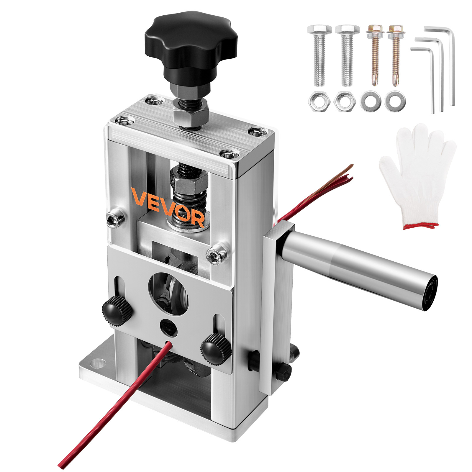 Vevor Manual Wire Stripper Stripping Machine 0.06-1 In Hand Or Drill Powered