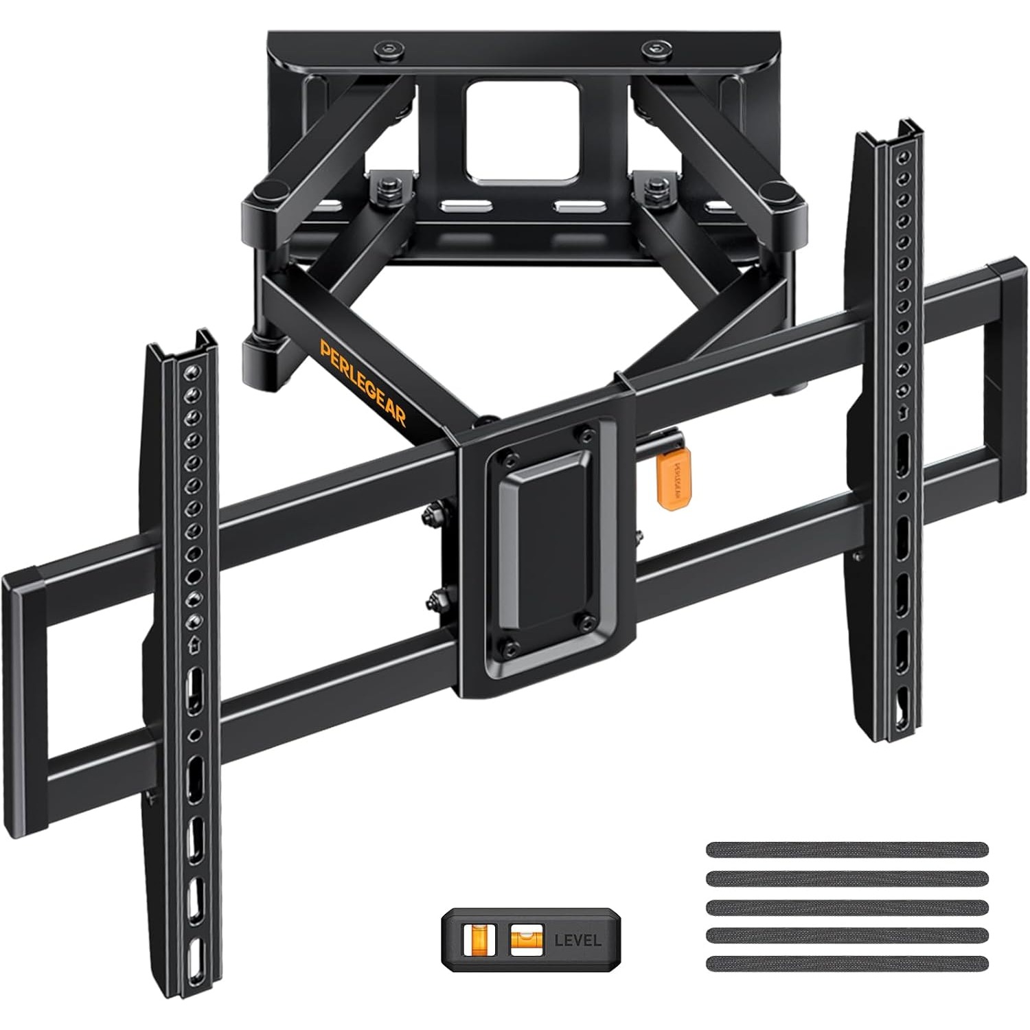 Image of Tv Wall Mount Swivel, Adjustable Tilt Tv Bracket For 37-82 Inch Flat & Curved Tvs Up To 60kg, Tv Wall Mount Max. Vesa 600x400mm