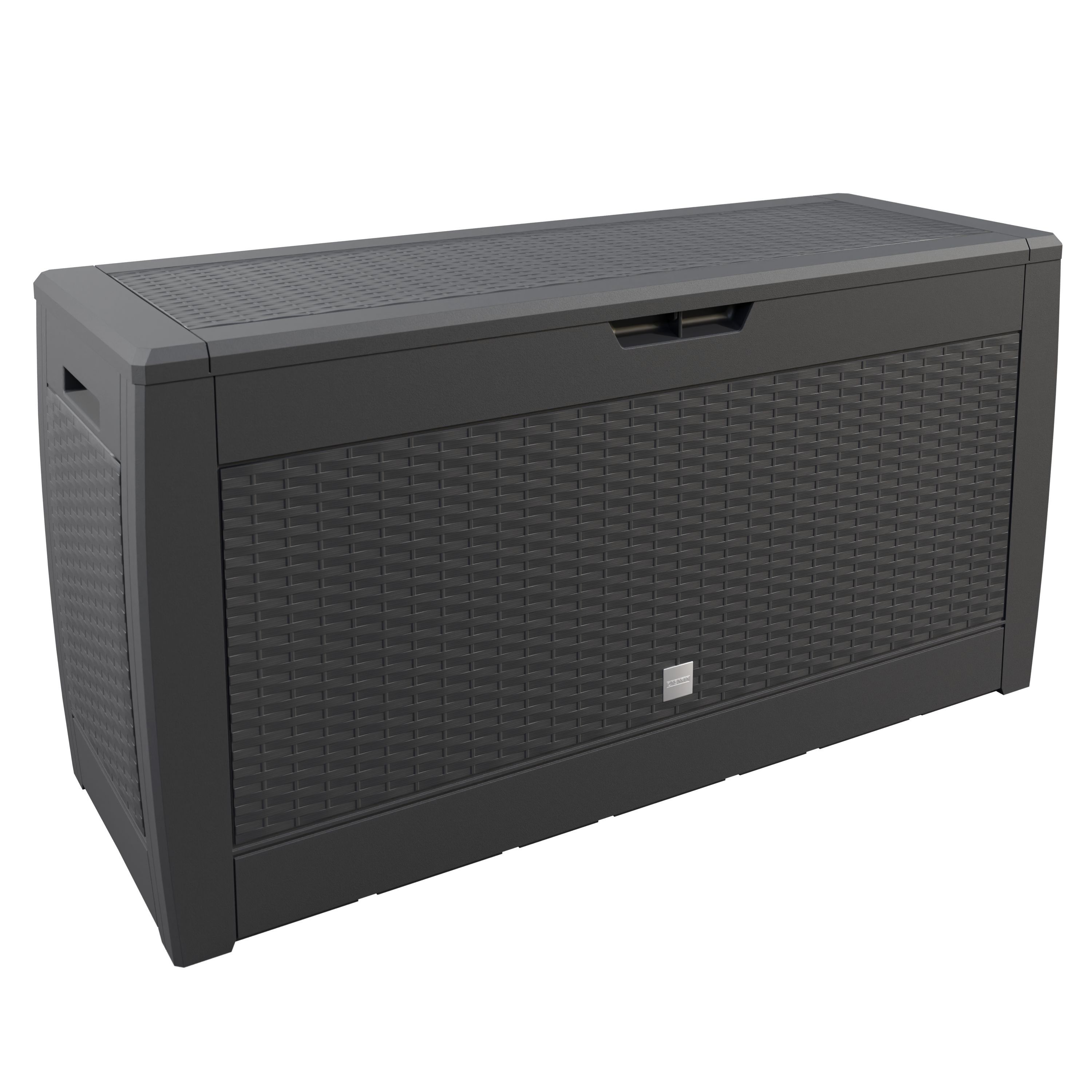 TEMU Casaria® Uv-resistant Garden Storage Box 310l With Handles And Wheels For Terrace, Balcony, Living Room, Winter Garden, Chest, Cushion Box,