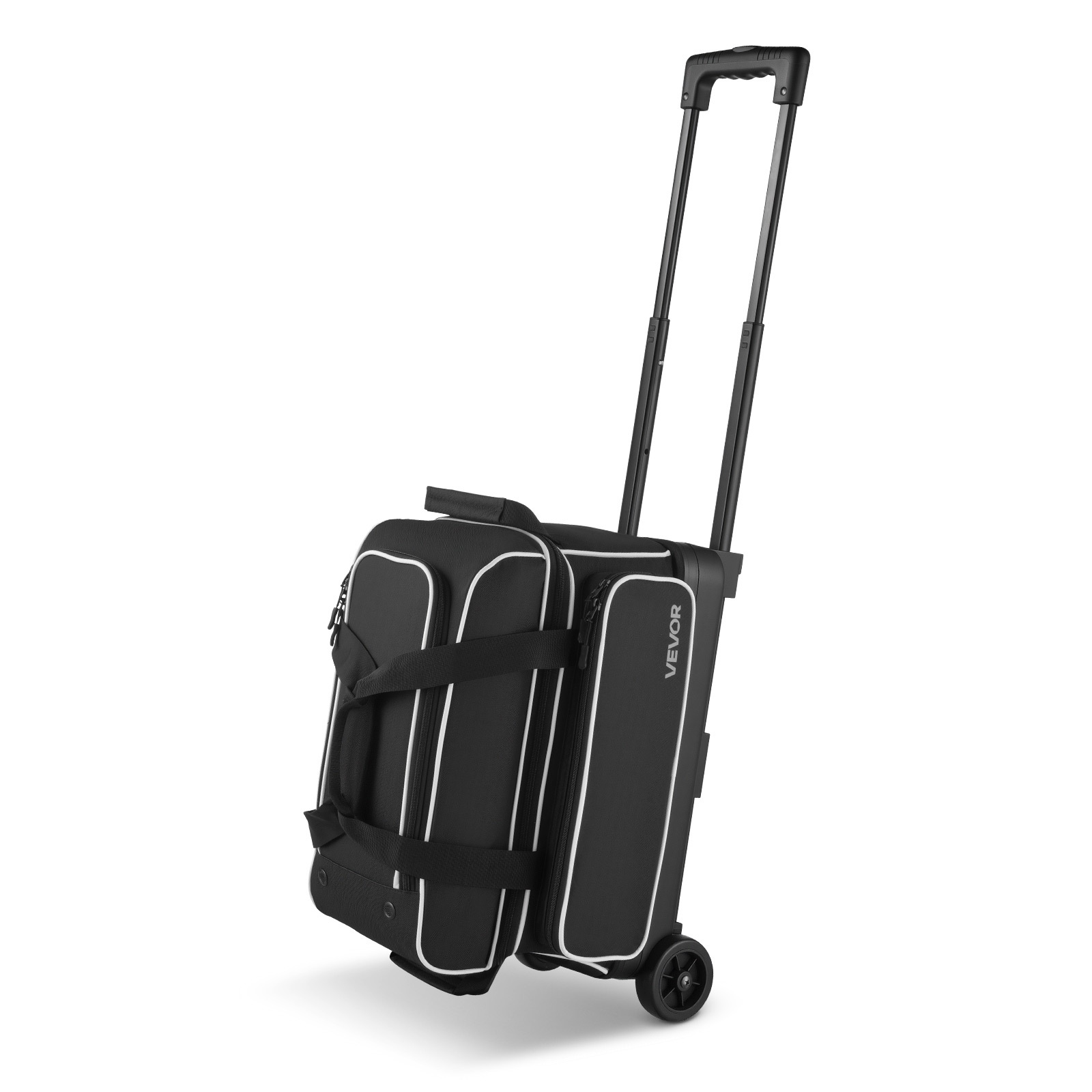 Bowling Bag With Wheels Double Roller Bowling Bag With Shoe Compartment