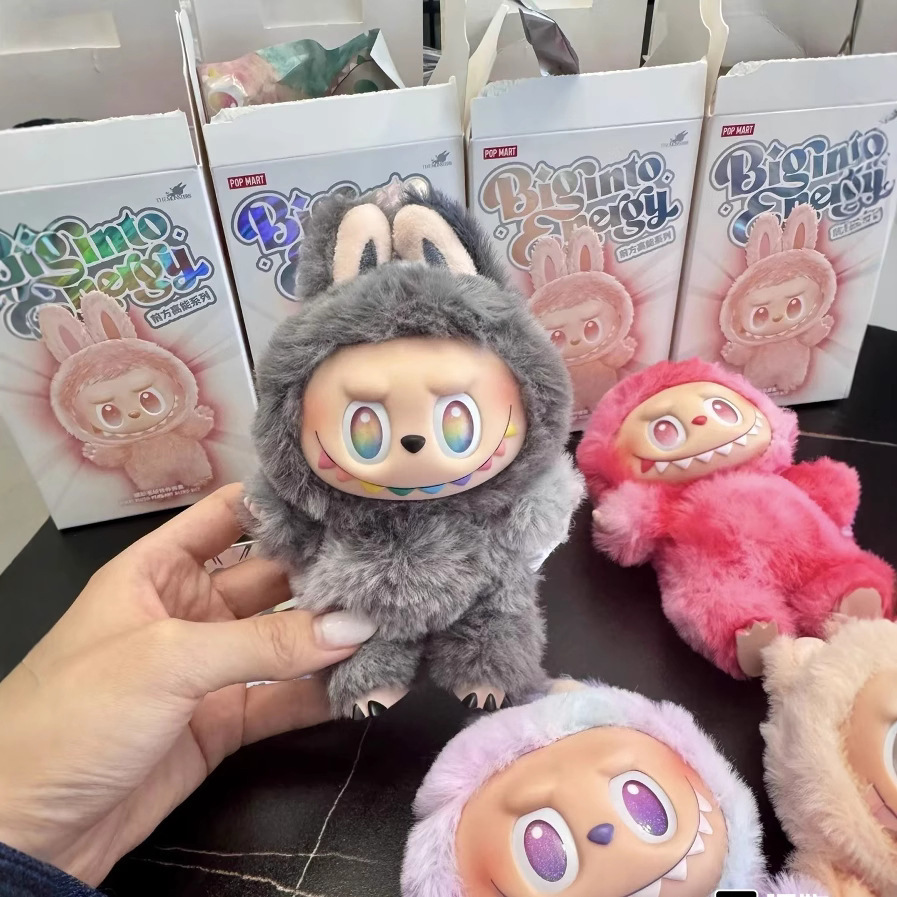TEMU Labubu Doll 1pc Portable Blind Box Plush Toy For Collectibles Organization & Home Decor Surprise Box For Labubu Collectibles, Dolls, Home Decor
