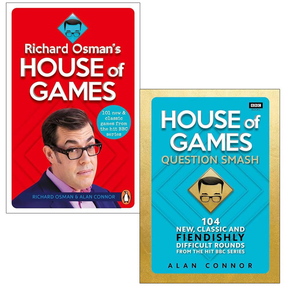 House of Games & Question Smash By Richard Osman and Alan Connor 2 Books Collection Set - Non Fiction - Paperback/Hardback