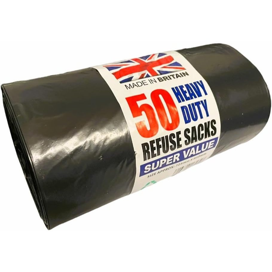 50 heavy duty     72x85 cm 100 l kitchen bin liners bin liner bin bags strong waste bags dustbin bags