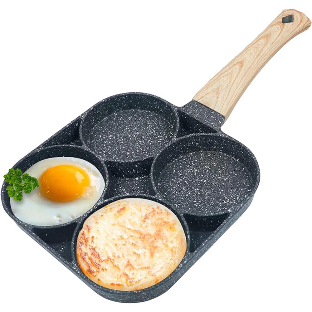 4-hole Aluminum For Eggs Pancake Hamburgers Or Omelets