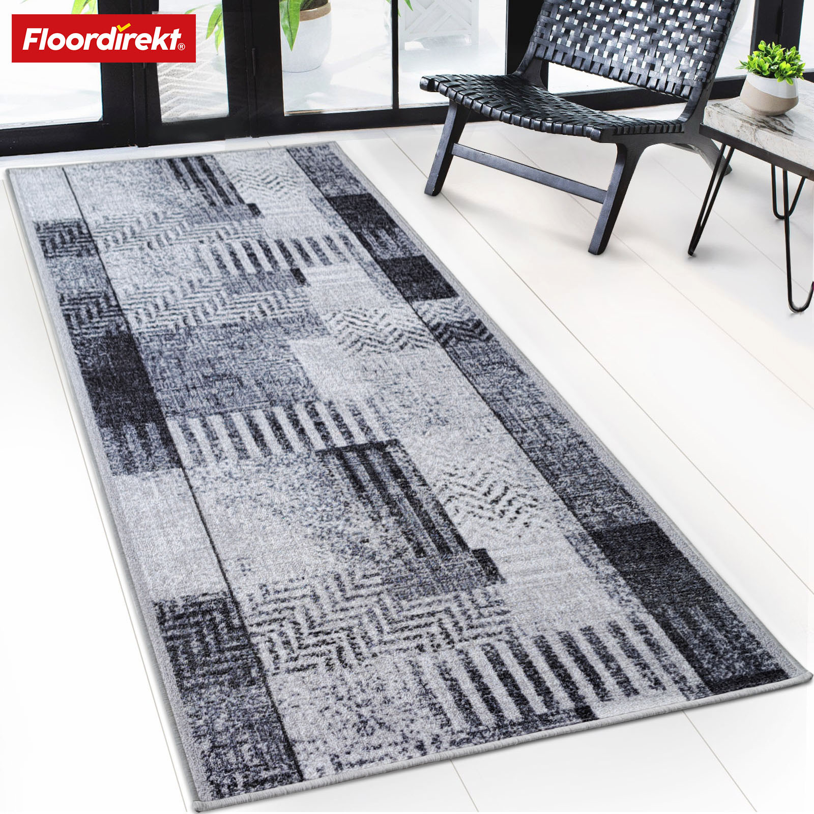 Image of Floordirekt Carpet Runner - Meter Goods Carpet For Hallway, Kitchen & Living Room - Slip-resistant & Easy To Clean