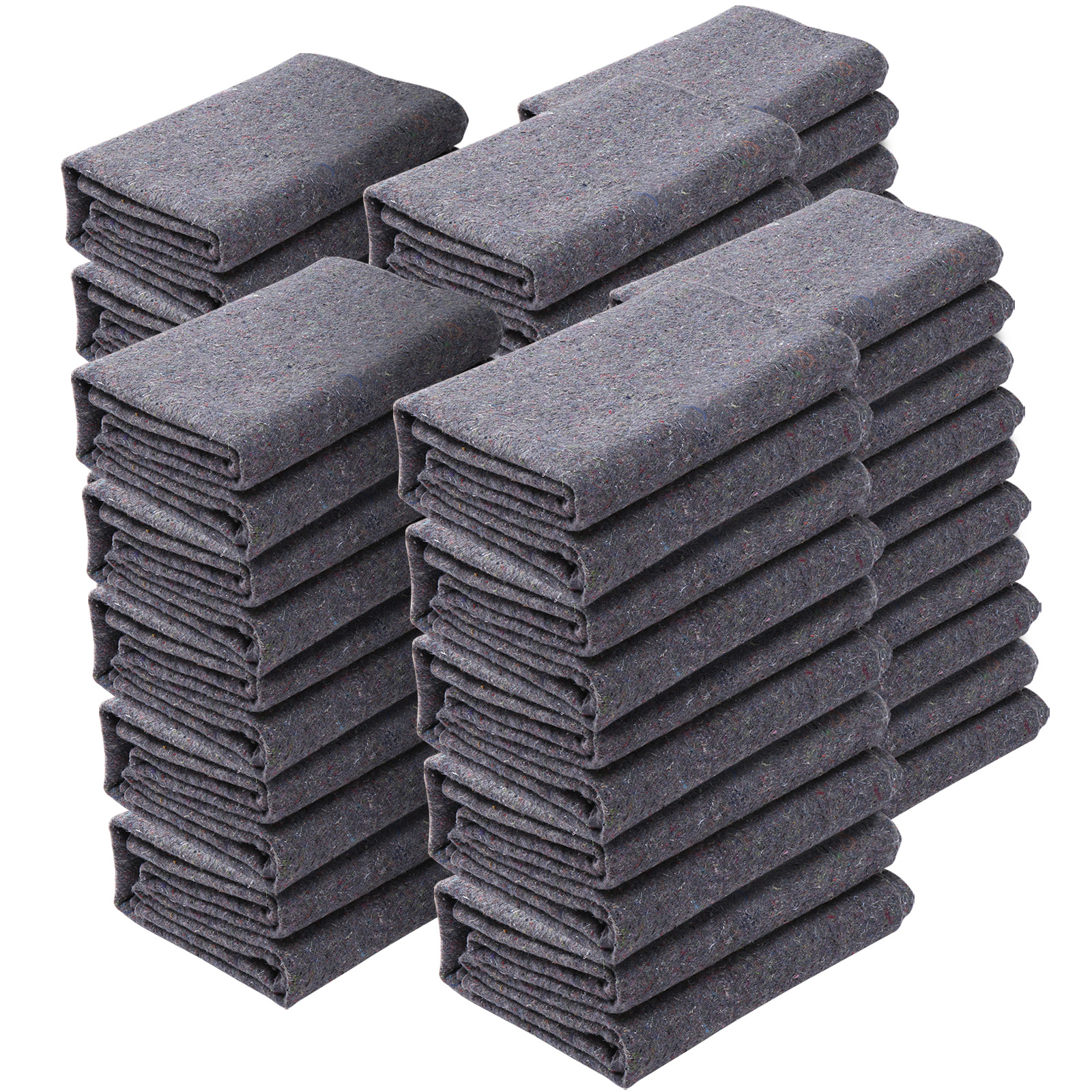 TEMU Couvertures de déménagement VEVOR, 72" x 54", 21 lbs/dz de poids, lot de 24, couverture d'emballage professionnelle, grands tapis de transport