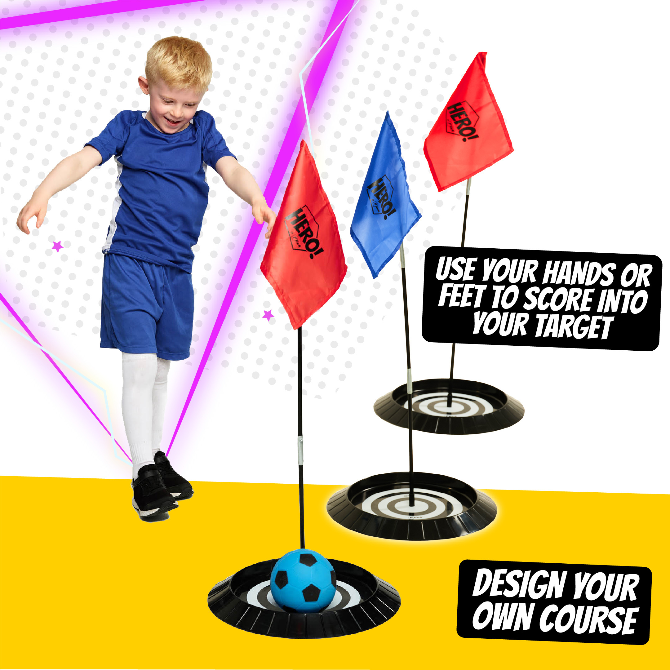 Football Flick Hero Footgolf Target Course