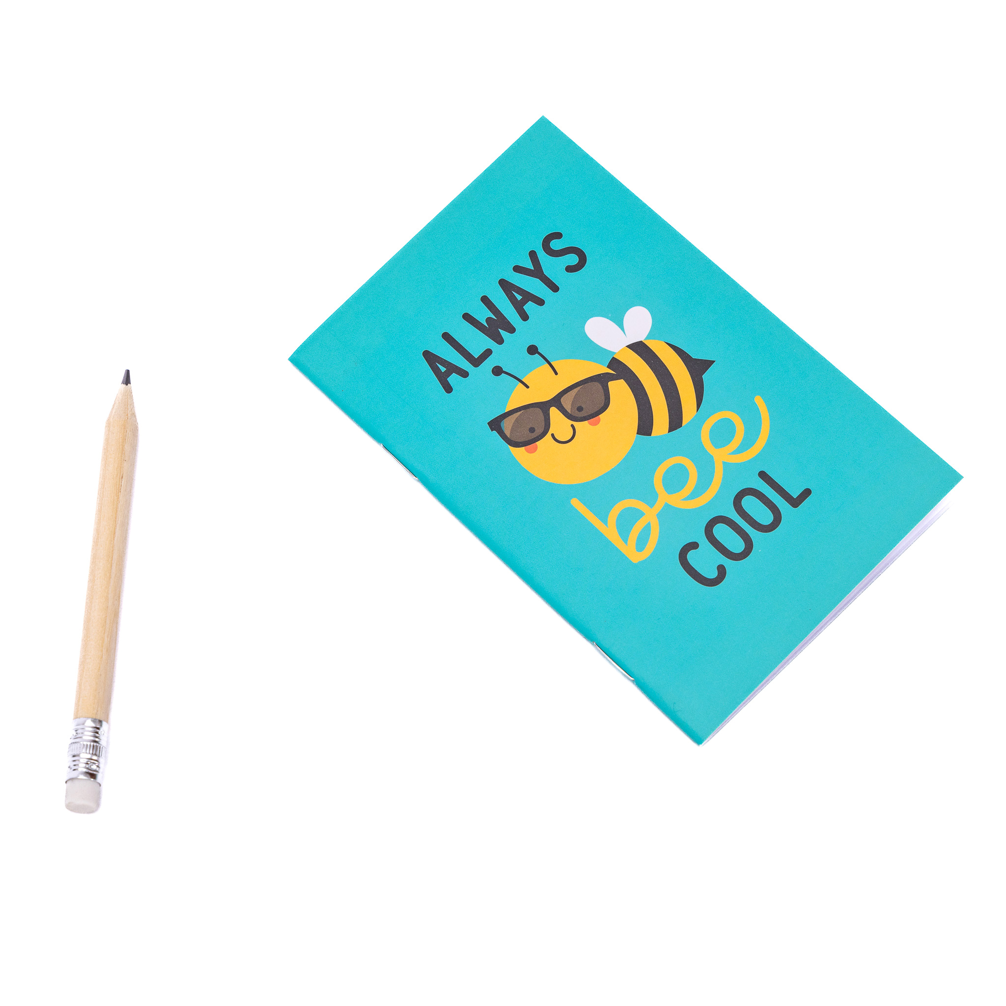 Evelay 6pcs Mini A7 Pocket Notebooks with Pencils