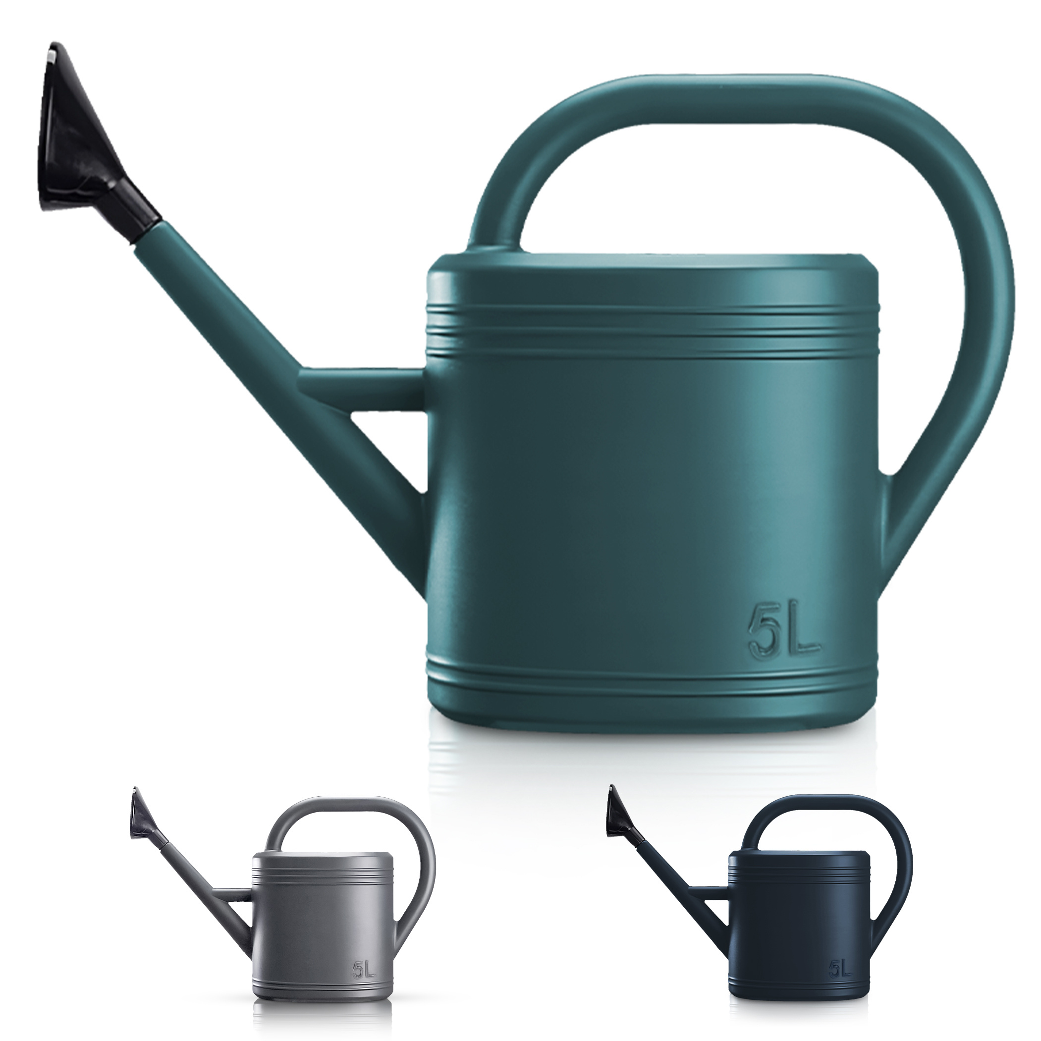 TEMU Keplin 5l Watering Can, Durable Plastic Watering Can For Indoor & Outdoor Plants