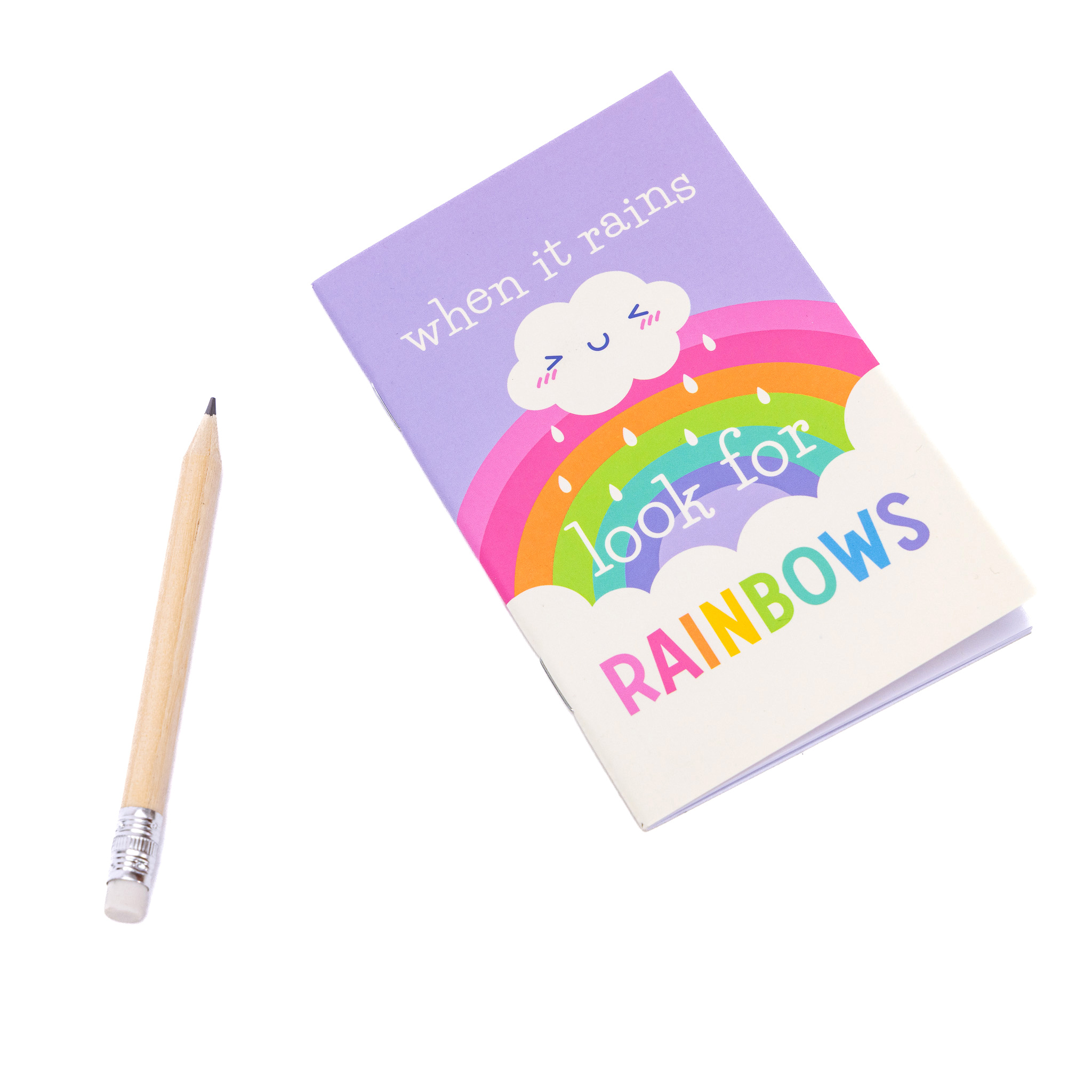 Evelay 6pcs Mini A7 Pocket Notebooks with Pencils