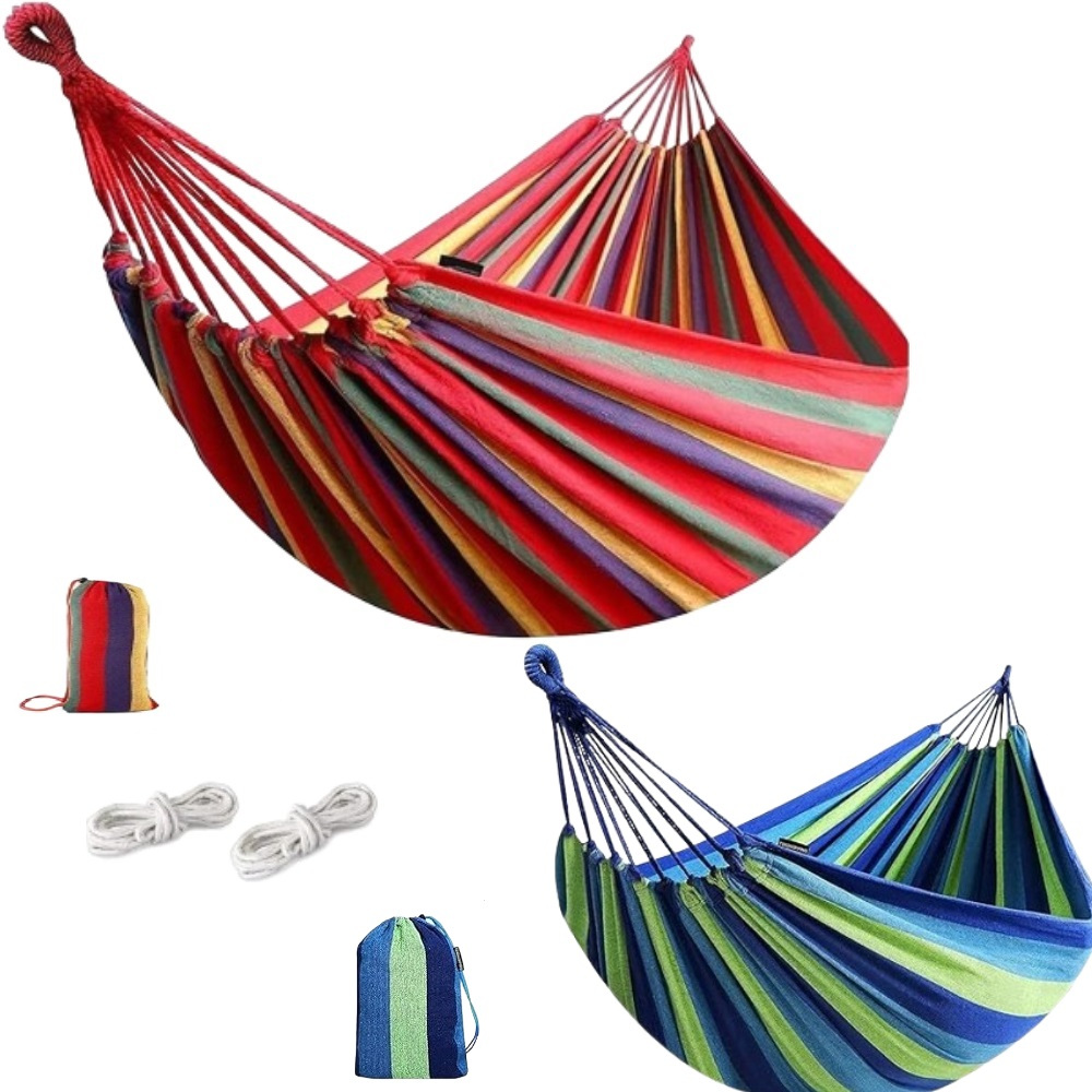 TEMU Hamaca Ultraligera Multicolor para Jardín, Viajes y Camping