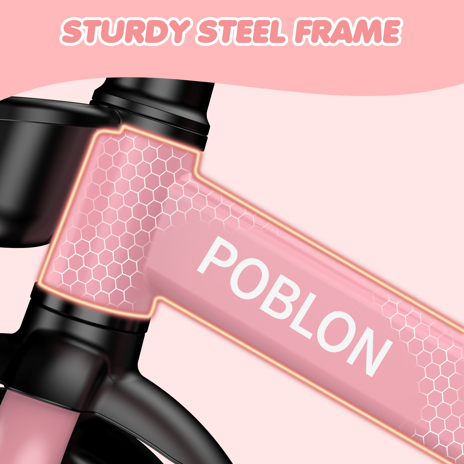 Baby Balance Fiets met Mand, Verstelbaar Zitje en Anti-Slip Wielen, Vroege Leeractiviteit Wandelende Duwactiviteit Dragauto Speelgoed, Baby Walker voor 12-24 Maanden, Baby'S Sliding Bike voor Binnen Buiten voor Jongens Meisjes, (roze, wit, zwart)