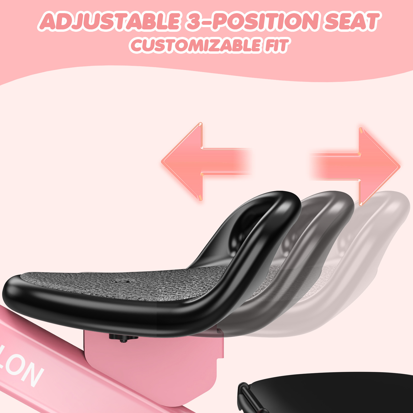 Baby Balance Fiets met Mand, Verstelbaar Zitje en Anti-Slip Wielen, Vroege Leeractiviteit Wandelende Duwactiviteit Dragauto Speelgoed, Baby Walker voor 12-24 Maanden, Baby'S Sliding Bike voor Binnen Buiten voor Jongens Meisjes, (roze, wit, zwart)