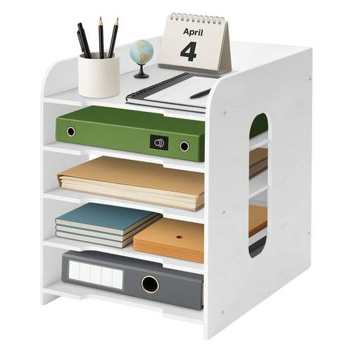 10/7/5-etagen büro-papierorganizer für schreibtisch, a4-papierhalter, dokumentenständer für zuhause, büro und schule