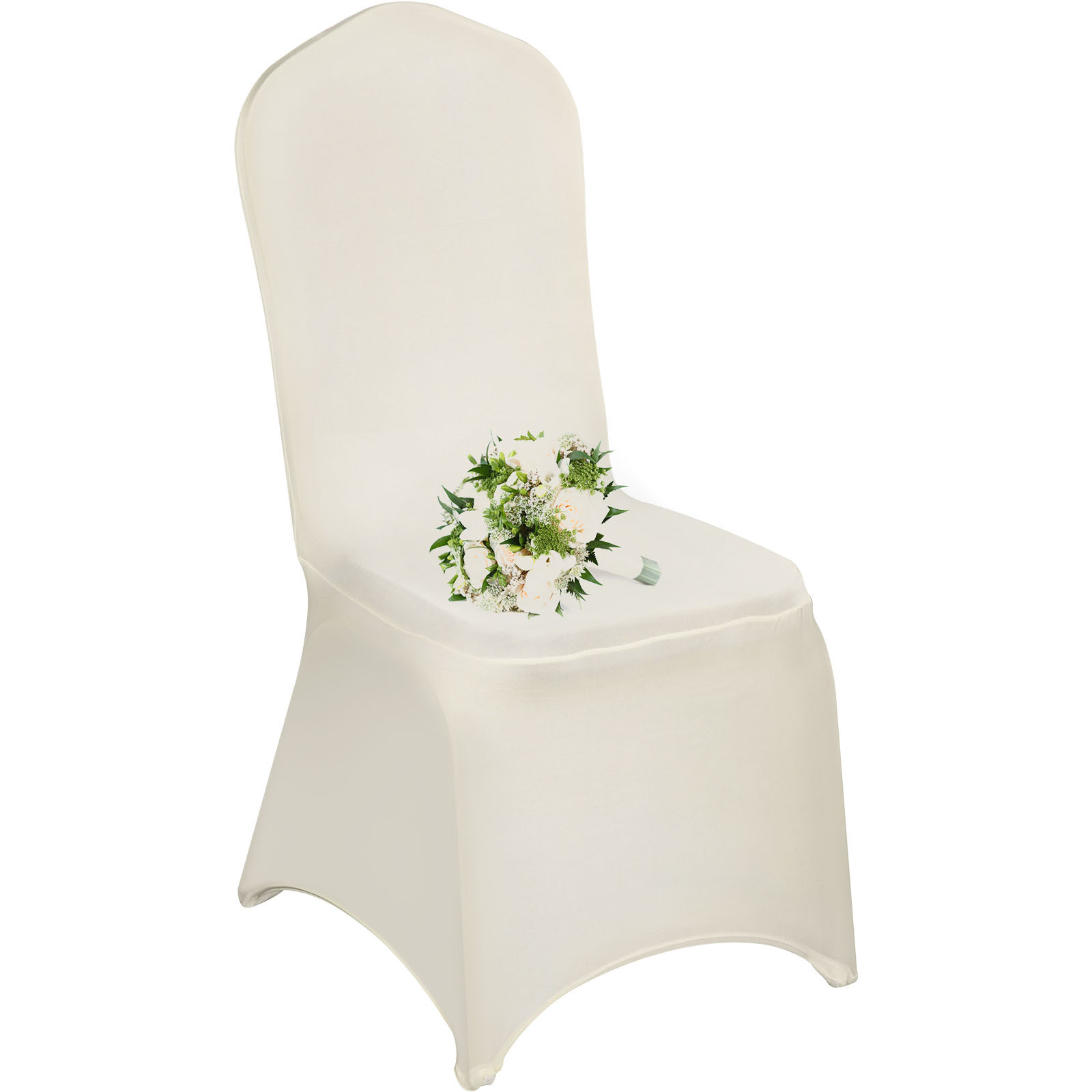 TEMU Housse de chaise pliante en stretch et spandex VEVOR, housse de chaise universelle, housse de protection amovible et lavable, pour mariage,