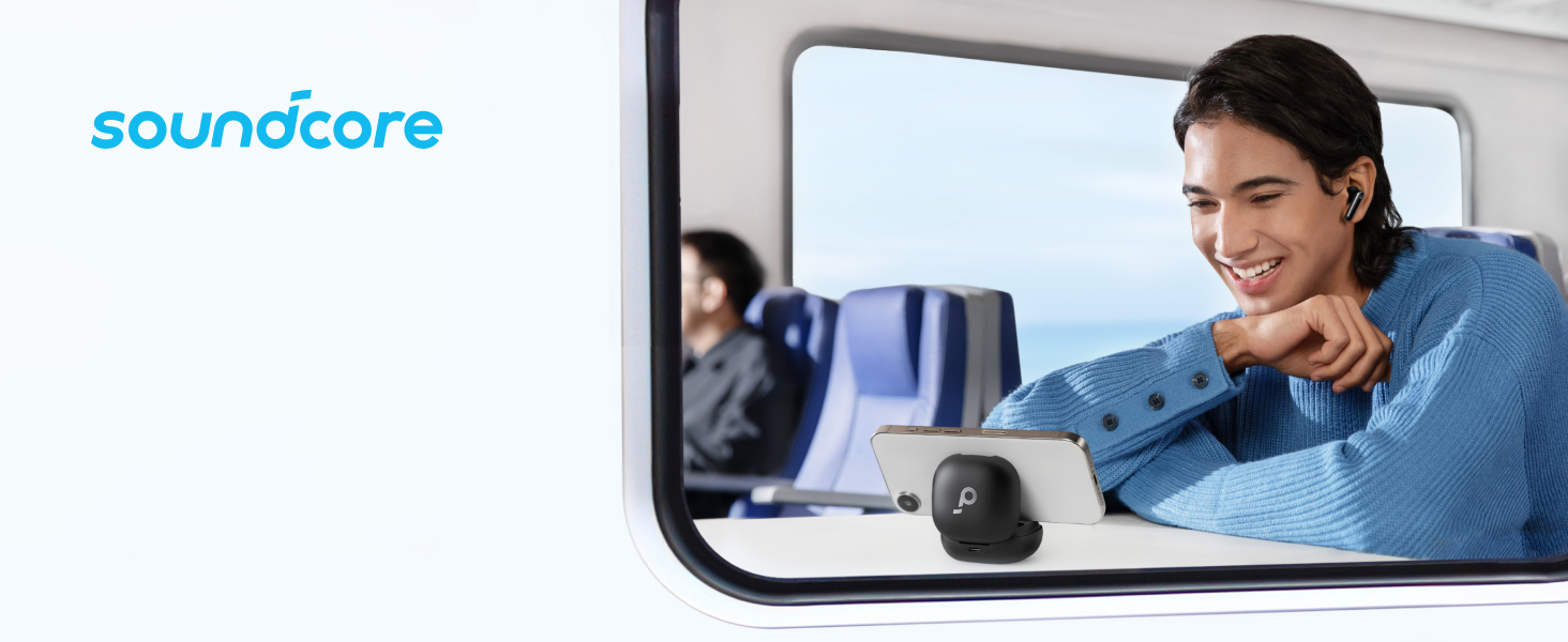 soundcore P40i by Anker Wireless Earbuds with Noise Cancelling, Adaptive Noise Cancelling, BassUp, 60h Playtime, 2-in-1 Case and Smartphone Stand, IPX5, Bluetooth 5.3 (Refurbished)