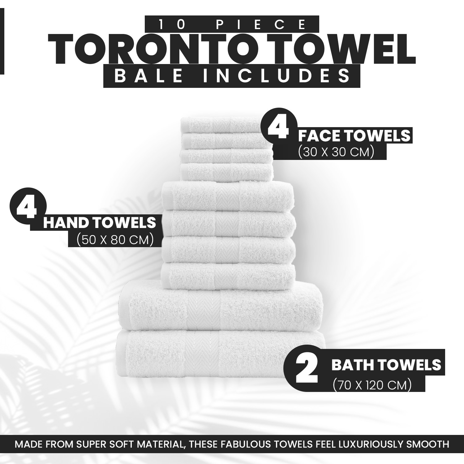 10pcs Towel Bale Set | Luxurious 100% Cotton Towels Family Pack | Quick-Drying, Highly Absorbent & Ultra-Soft Fabric | Includes 4 Face Towels, 4 Hand Towels, 2 Bath Towels | Available in 16 Elegant Colours | Ideal for Home, Gym, Spa, or Beach Use | Durable, Easy-Care, and Stylish for Everyday Comfort | UK