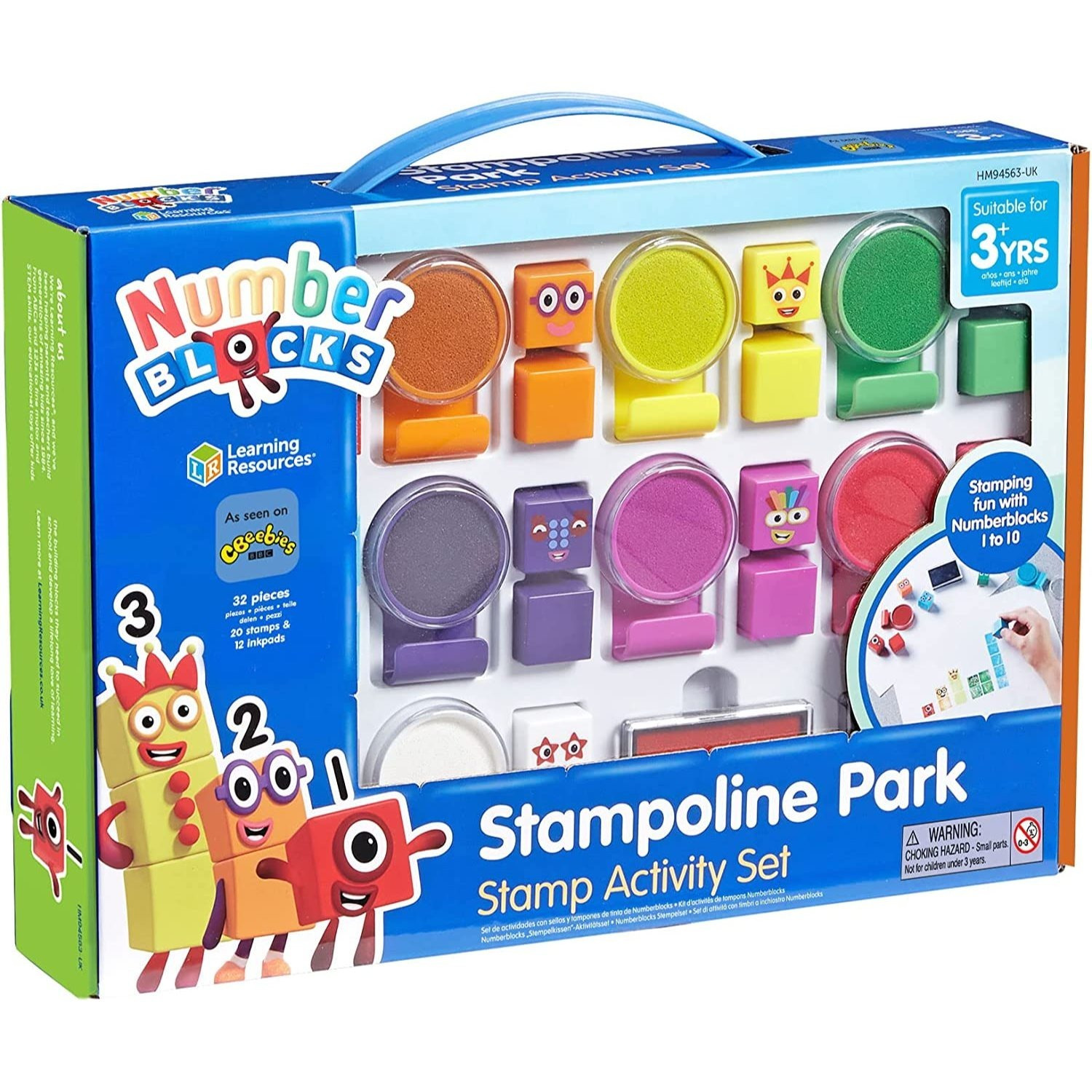 Numberblocks Stampoline Park Stamp Activity Set by Learning Resources - Ages 3+ - Educatinal Toy