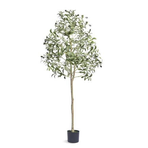 item picture artificial olive tree 1 5 m tall plant secure pe material anti tip tilt protection low maintenance plant lifelike green potted tree for home decor indoor outdoor